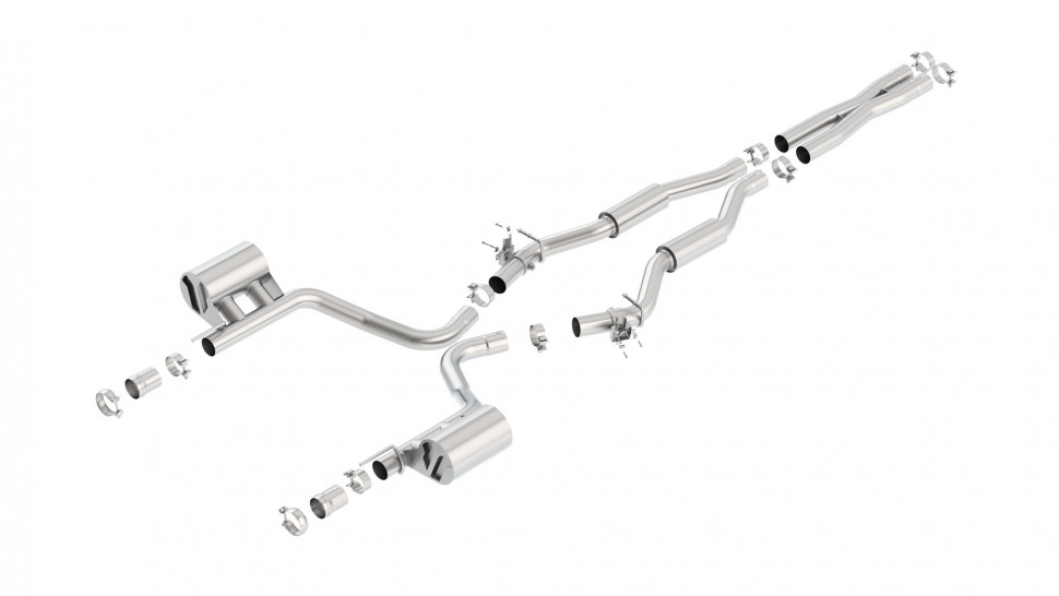Выхлопная система Dodge Challenger 392 Hemi/SRT 392 RWD 15-22 Borla 140640