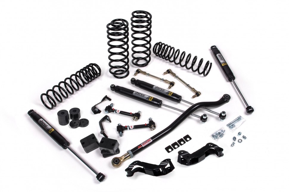 Лифт кит подвески 3.5" J-Kontrol Jeep Wrangler JL 18-22 4Door с амортизаторами Jspec/усиленные пружины JKS JSPEC142K