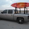 Крышка и стойка для пикапа Dodge Ram 1500/2500/3500 02-21 6'5" Без RamBox BAKFlip CS/F1 72203BT
