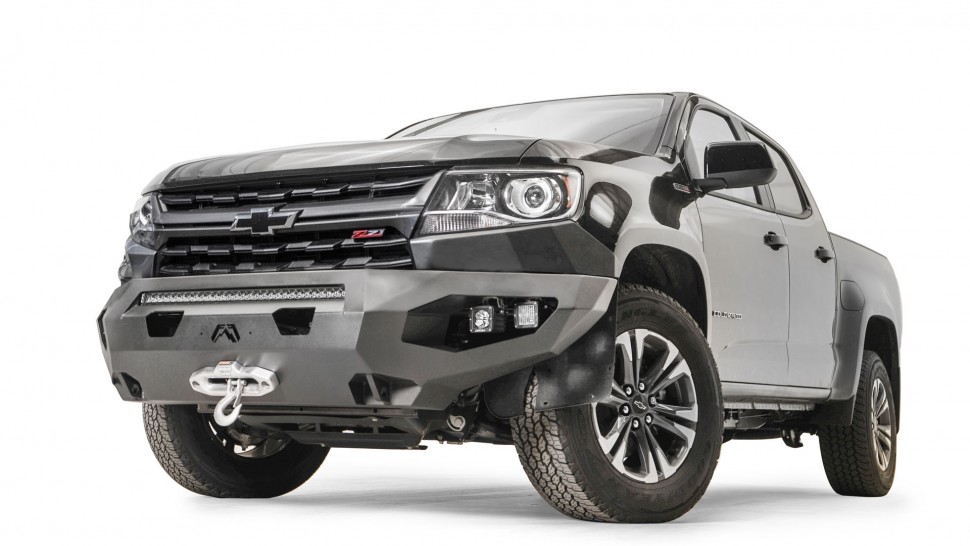 Передний бампер Matrix Chevrolet Colorado 21-22 Fab Fours CC21-X5151-1