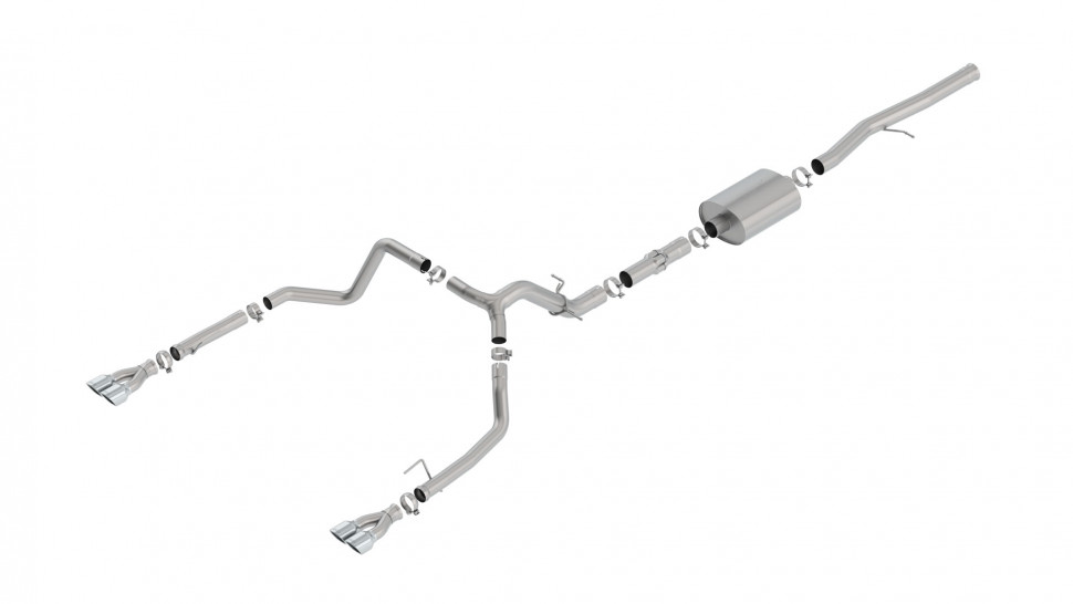 Выхлопная система Chevrolet Silverado/GMC Sierra 1500 19-22 Borla 140784