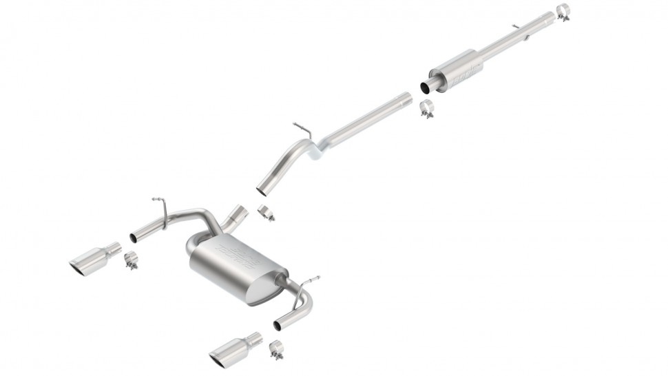 Выхлопная система Jeep Wrangler JK 12-18 Borla 140459