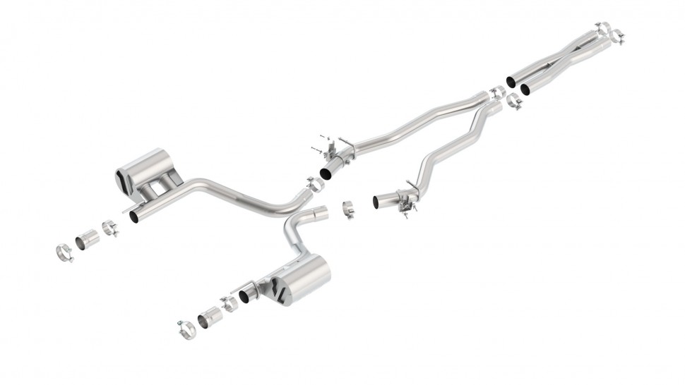 Выхлопная система Dodge Challenger 392 Hemi/SRT 392 RWD 15-22 Borla 140641