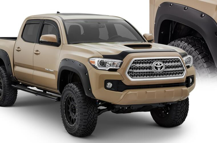 Расширители колесных арок Toyota Tacoma 16-22 к-кт 4шт Pocket Style Bushwacker 30922-02