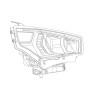 Комплект передних фар Toyota 4Runner 14-22 LUXX-Series AlphaRex 880849