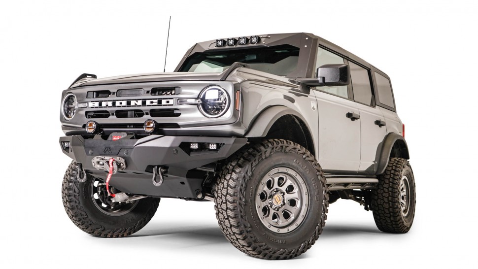 Передний бампер Premium Ford Bronco 21-22 Fab Fours FB21-F5251-1