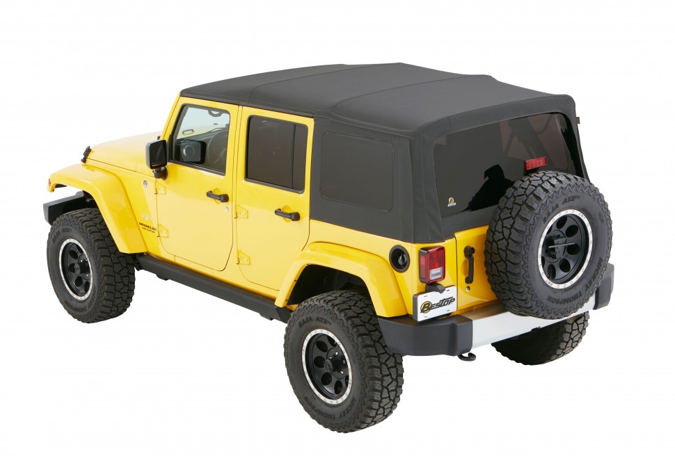 Мягкая крыша софт топ Jeep Wrangler JK 07-18 4 Door (Granite Grey) Supertop NX Bestop 5482370