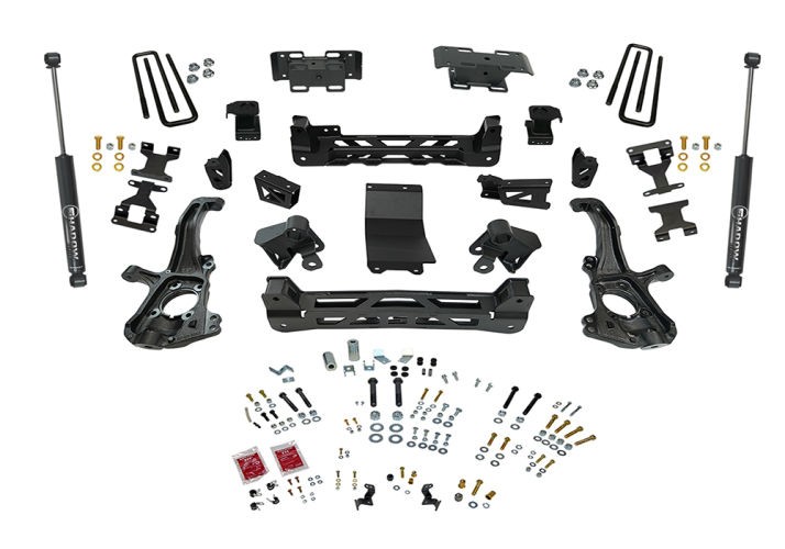 Лифт комплект подвески 6" Chevrolet Silverado 2500/3500 20-22 (Shadow Shocks) Superlift K255