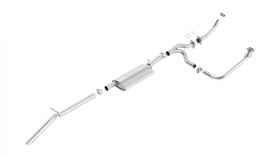Выхлопная система Jeep Wrangler JK 12-18 Borla 140634