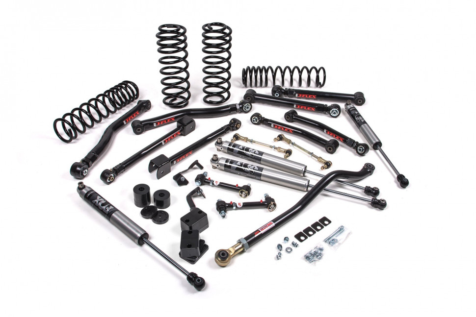 Лифт кит подвески 3.5" J-Krawl Jeep Wrangler JL 18-22 2Door с амортизаторами FOX 2.0 Performance/усиленные пружины JKS JSPEC148KFP