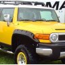 Расширители колесных арок Toyota FJ Cruiser 07-14 к-кт 4 шт. Pocket Style Bushwacker 31922-02