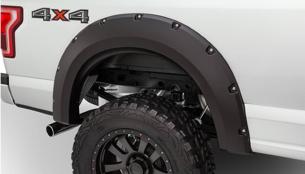 Расширители колесных арок Ford F-150 15-20 задн 2шт. Max Coverage Bushwacker 20100-02