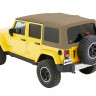 Мягкая крыша софт топ Jeep Wrangler JK 07-18 4 Door (Pebble Beige) Supertop NX Bestop 5482374