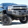 Передний бампер Premium с дугами Chevrolet Silverado 2500/3500 15-19 Fab Fours CH14-C3050-1