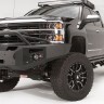 Передний бампер Premium с дугами Chevrolet Silverado 2500/3500 15-19 Fab Fours CH14-C3050-1