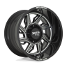 Колесный диск Moto Metal Hurricane Gloss Black Milled 20x12 ET-44 MO99721250344NL