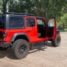 Выдвижные электрические пороги Jeep Wrangler JL 18-23 4 Door E-Board Go Rhino 20450674PC