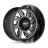 Колесный диск Moto Metal Hurricane Gloss Black Milled 20x10 ET-18 MO99721063318NR