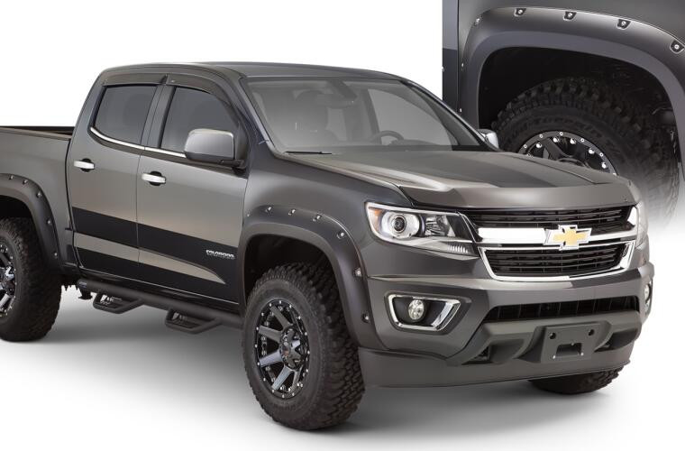 Расширители колесных арок Chevrolet Colorado 15-20 6'2" к-кт 4шт Pocket Style Bushwacker 40970-02