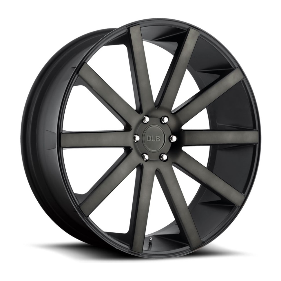 Колесный диск DUB Wheels Shot Calla S121 Matte Black Double Dark Tint 22x10.5 ET+35 S121220575+35
