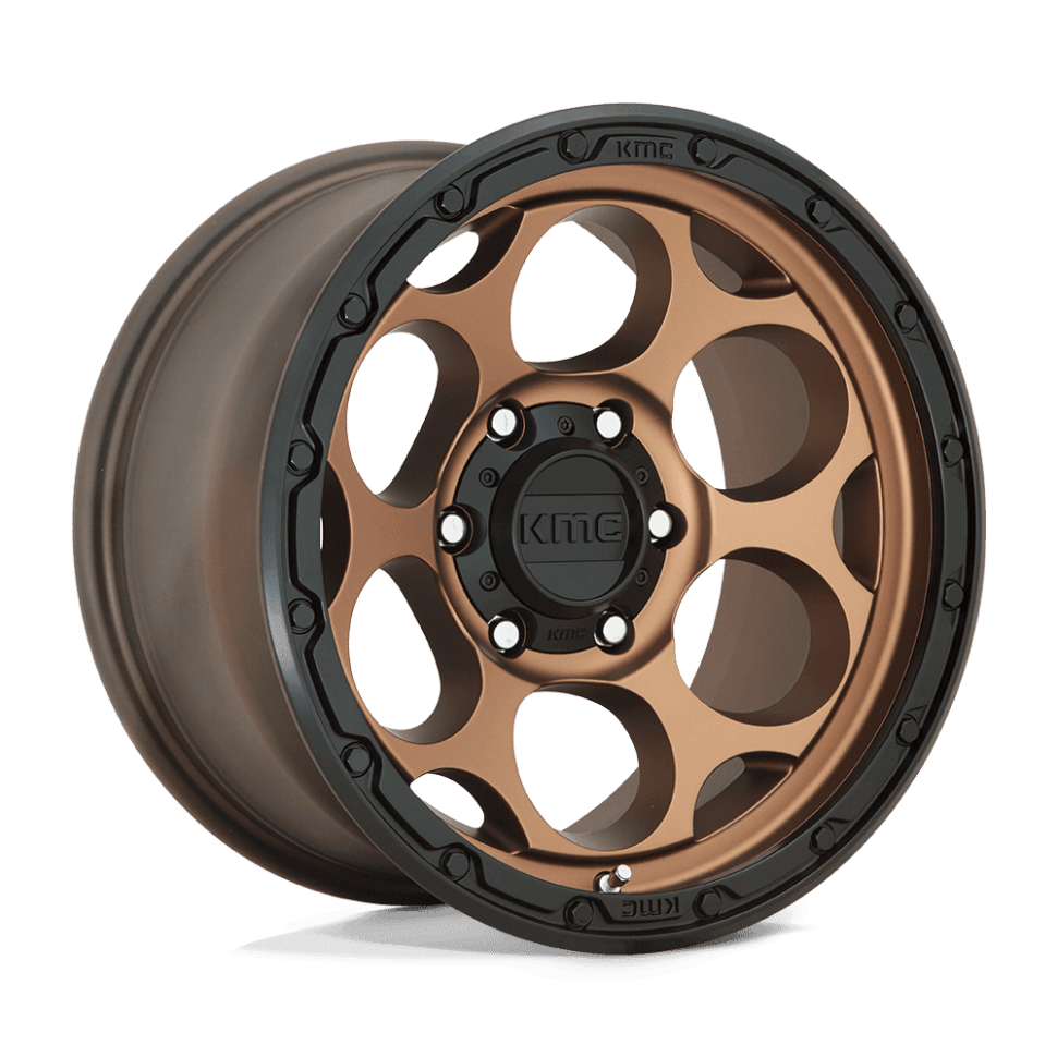 Колесный диск KMC Wheels Dirty Harry Matte Bronze W/Black Lip 17x9 ET-12 KM54179068612N