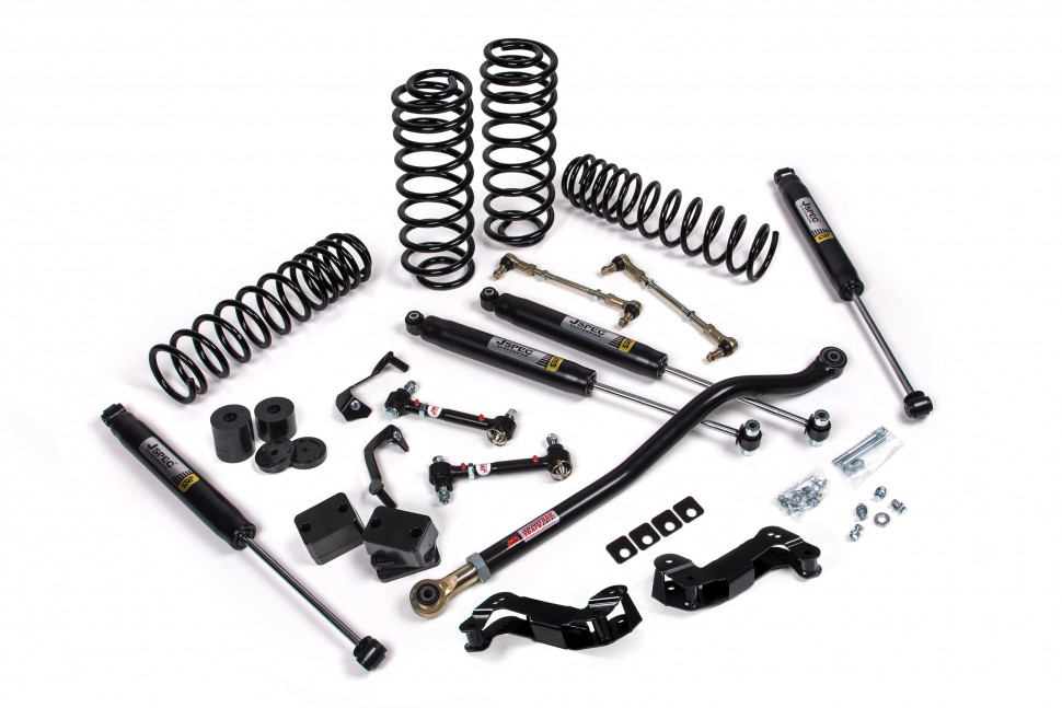 Лифт кит подвески 2.5" J-Kontrol Jeep Wrangler JL 18-22 4Door с амортизаторами Jspec/усиленные пружины JKS JSPEC138K