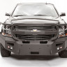 Передний бампер с защитной дугой Premium Chevrolet Suburban 15-20 Fab Fours CS15-F3550-1