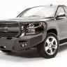 Передний бампер с защитной дугой Premium Chevrolet Suburban 15-20 Fab Fours CS15-F3550-1