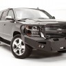 Передний бампер с защитной дугой Premium Chevrolet Suburban 15-20 Fab Fours CS15-F3550-1