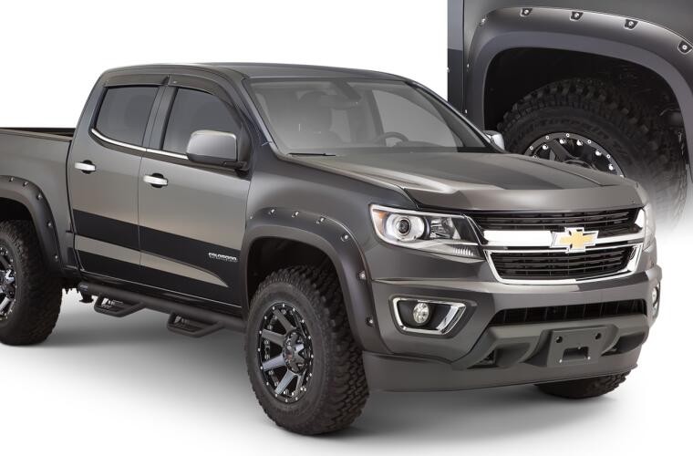 Расширители колесных арок Chevrolet Colorado 15-20 5'2" к-кт 4шт Pocket Style Bushwacker 40969-02