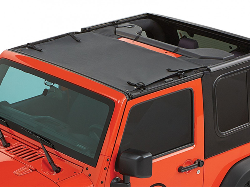 Бикини топ Jeep Wrangler JK 07-18 4 Door/2 Door (Black Diamond) Extended Bestop 5240035