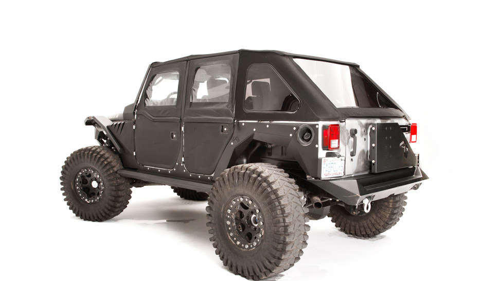 Защита заднего крыла Jeep Wrangler JK 07-18 4 Door Fab Fours JK1001-1