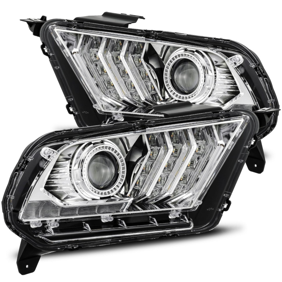 Комплект передних фар Ford Mustang 10-12 LUXX-Series AlphaRex 880117