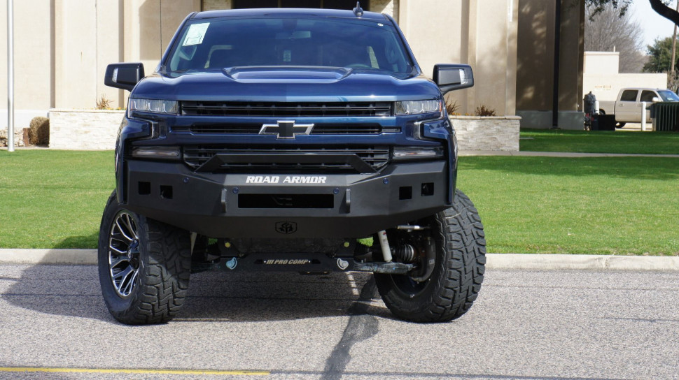 Передний бампер Road Armor Stealth Pre-Runner Chevrolet Silverado/GMC Sierra 1500 19-20 New Body Style (3191F3B-NW)