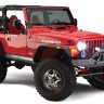 Расширители колесных арок Jeep Wrangler TJ 00-06 к-кт 4 шт. Flat Bushwacker 10920-07