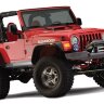 Расширители колесных арок Jeep Wrangler TJ 00-06 к-кт 4 шт. Flat Bushwacker 10920-07