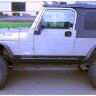 Расширители колесных арок Jeep Wrangler TJ 00-06 к-кт 4 шт. Flat Bushwacker 10920-07