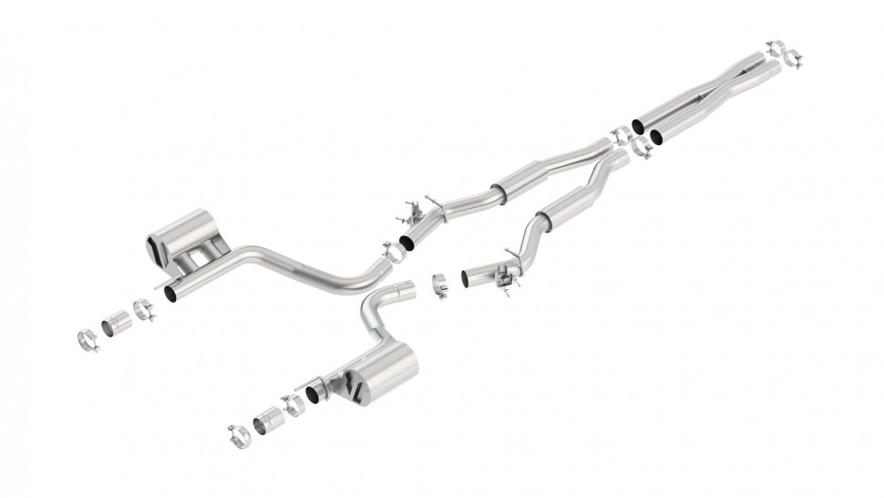 Выхлопная система Dodge Charger Hellcat SRT RWD 15-22 Borla 140668
