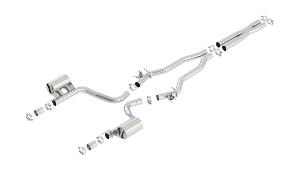 Выхлопная система Dodge Charger Hellcat SRT RWD 15-22 Borla 140669