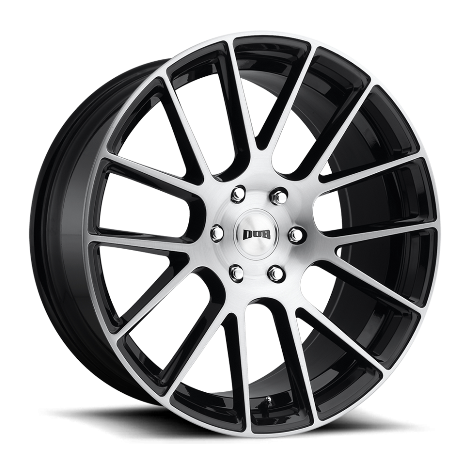 Колесный диск DUB Wheels Luxe S206 Gloss Black Brushed 22x9.5 ET+20 S206229577+20