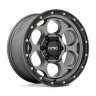 Колесный диск KMC Wheels Dirty Harry Satin Gray W/Black Lip 17x8.5 ET KM54178563900