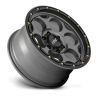 Колесный диск KMC Wheels Dirty Harry Satin Gray W/Black Lip 17x8.5 ET KM54178563900