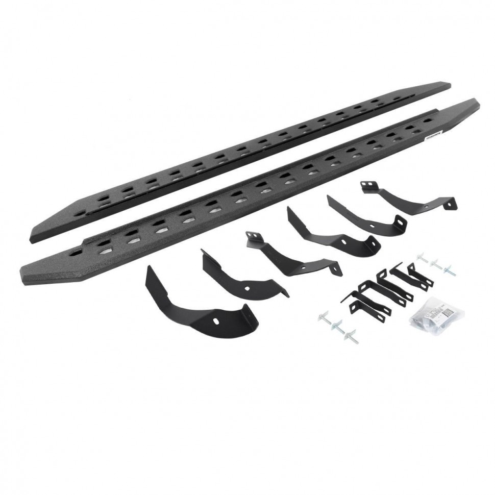 Подножки Chevrolet Silverado/GMC Sierra 2500/3500 15-19 Crew Cab RB20 Slim Go Rhino 69405187ST