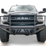 Передний бампер с защитной дугой Black Steel Elite Dodge Ram 2500/3500/4500/5500 19-22 Fab Fours DR19-Q4460-1