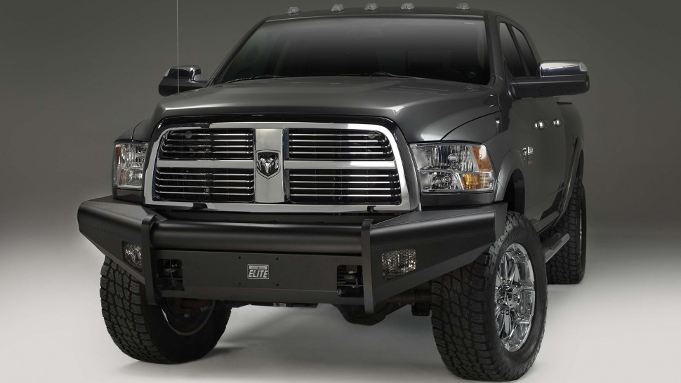 Передний бампер Black Steel Elite Dodge Ram 2500/3500/4500/5500 19-22 Fab Fours DR19-Q4461-1