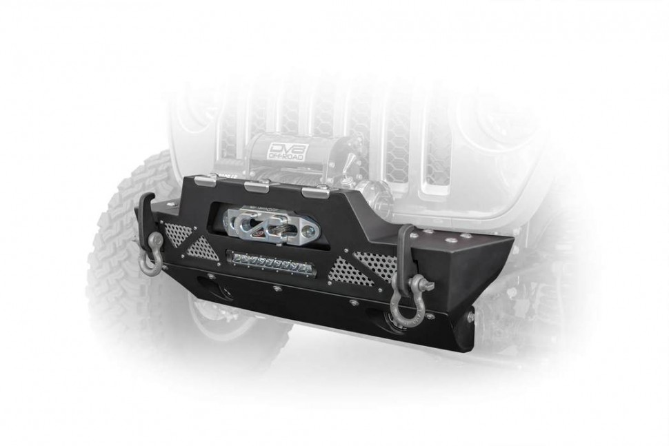 Передний бампер модульный Jeep Wrangler JL/Gladiator JT 18-22 DV8 Offroad FBJL-02