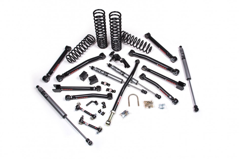 Лифт кит подвески 3.5" J-Krawl Jeep Wrangler JK 07-18 4Door с амортизаторами FOX с резервуаром JKS JSPEC151KFR