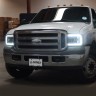 Комплект передних фар Ford F-250/F-350/F-450/F-550/Excursion 05-07 PRO-Series AlphaRex 880315