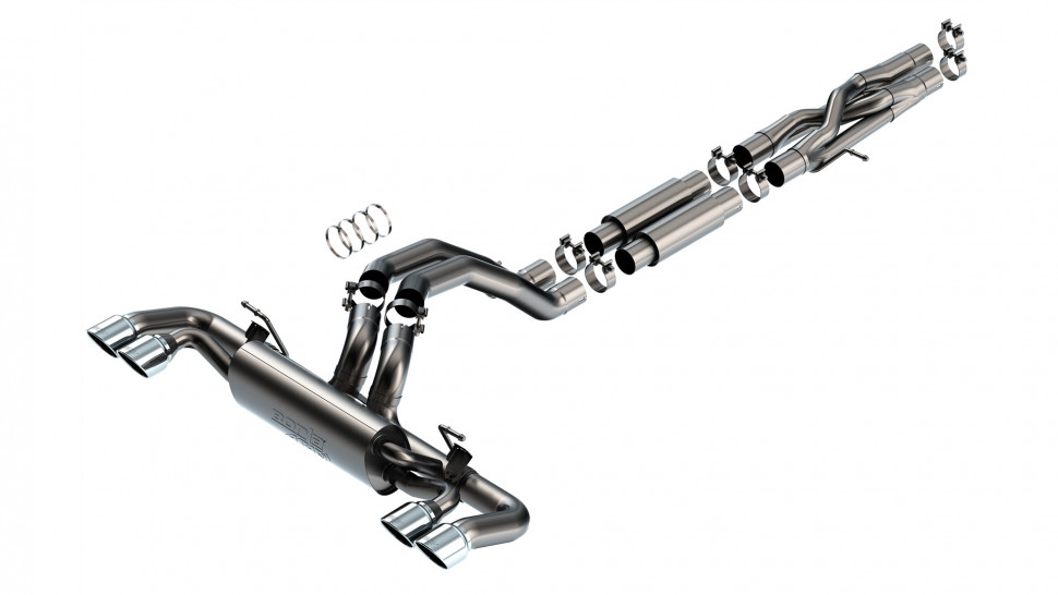 Выхлопная система Jeep Wrangler JL Rubicon 392 21-22 Borla 140893