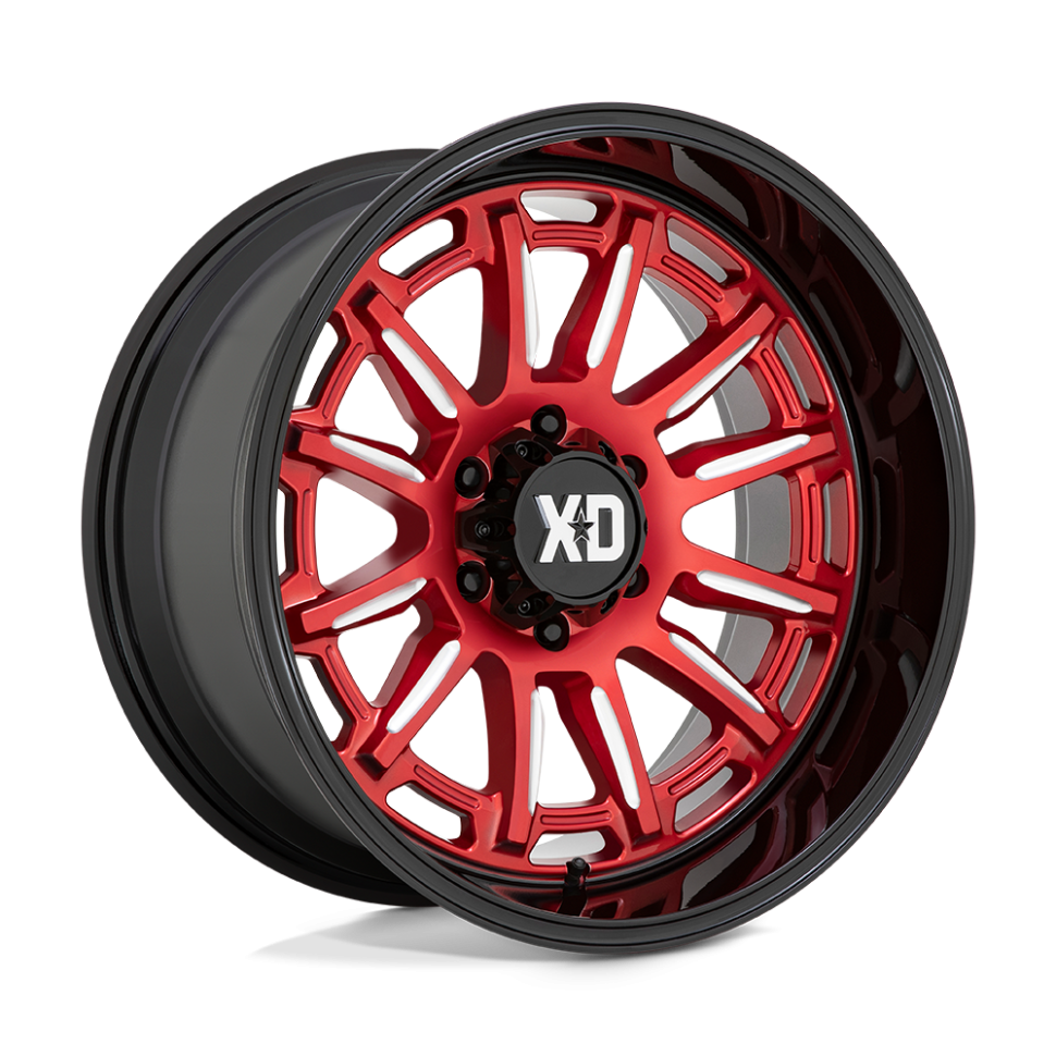 Колесный диск XD Wheels Phoenix Candy Red Milled W/Black Lip 20x9 ET+18 XD86529063918